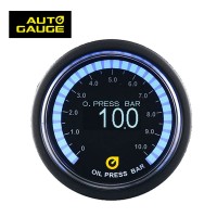 52mm Waterproof Sensor Digital 30 LED Oil Pressure Gauge Auto Parts for car performance