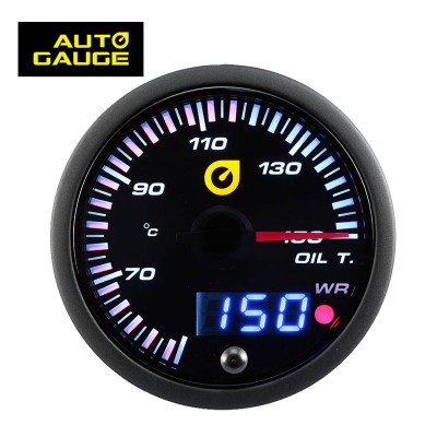 Auto Gauge Liquid Temperature Needle Racing Car Aluminum Oil Thermometer