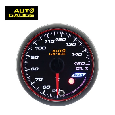 52mm Universal smoked lens oil temp auto gauge